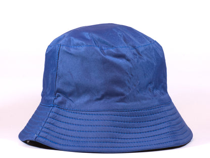 Unisex Blue and Black reversible bucket hat 