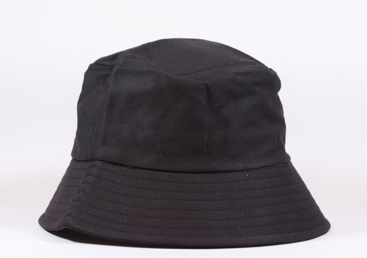 Unisex Black bucket hat 