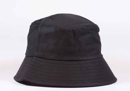Unisex Black bucket hat 